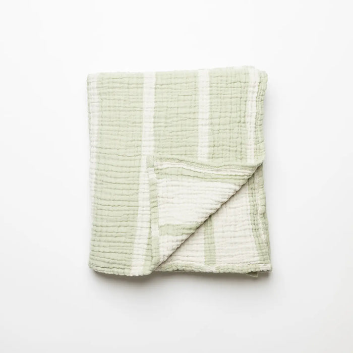 Muslin Stripe Baby Blanket