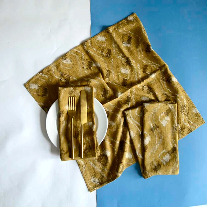 Bali Yellow Napkins - Set of 4