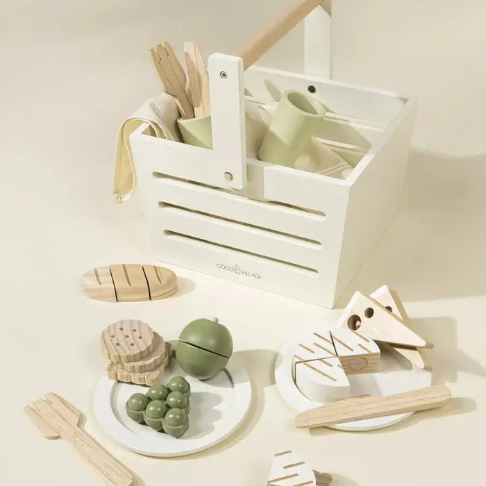 Wooden Picnic Playset & Accessories