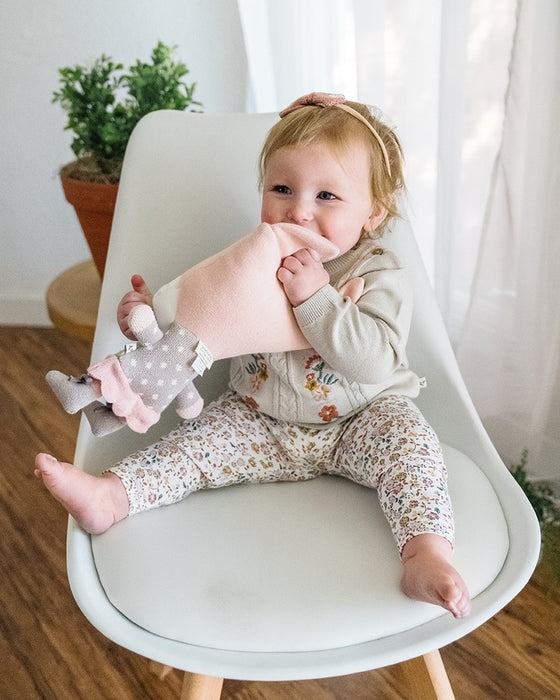 Organic Cotton Floral Jersey Stretch Baby Legging