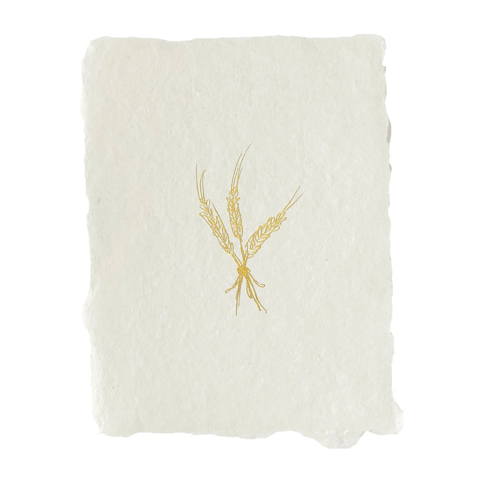 Golden Wheat Notecard