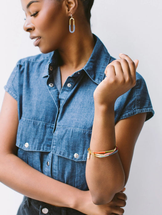 Wrapped Square Bangle