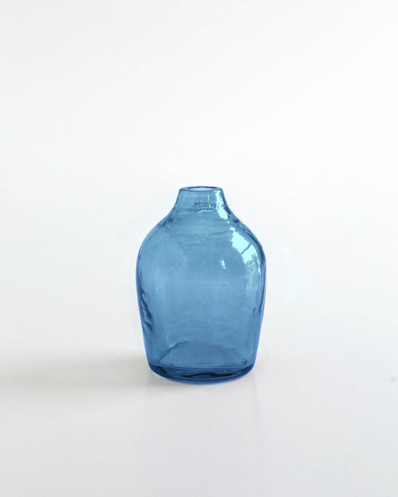 Haley Handblown Hammered Glass Bud Vase