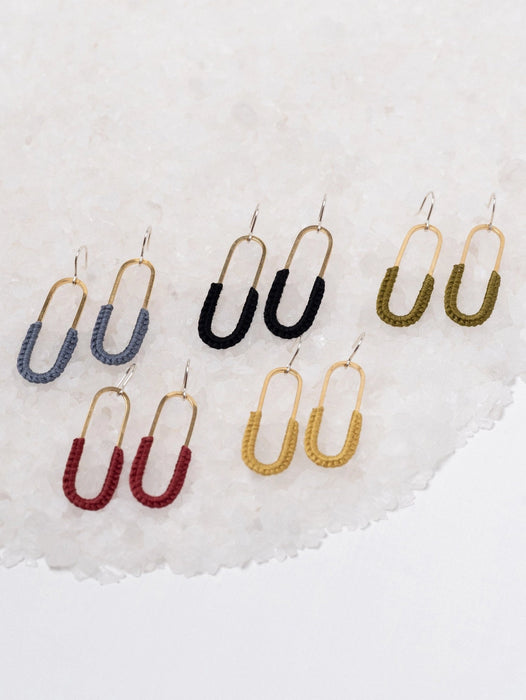 Macramé Link Earrings