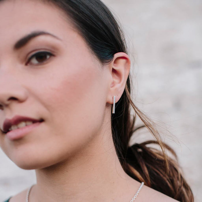 Forage Sterling Silver Stud Earrings - Set of 3