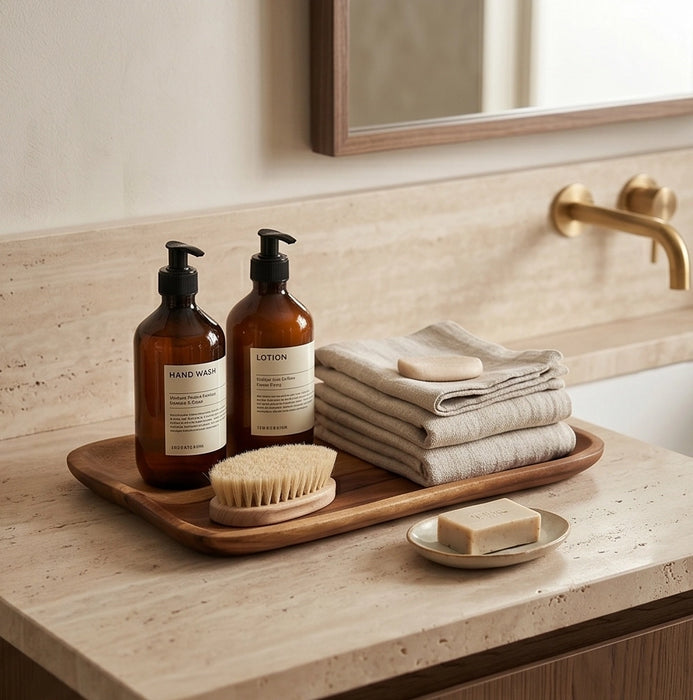 15" Ola Rectangular Wood Platter