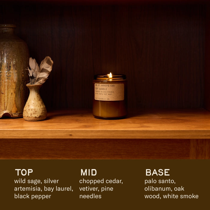 Arroyo Oak - 7.2 oz Soy Candle