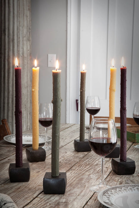 12" Twig Taper Candles - Set of 2