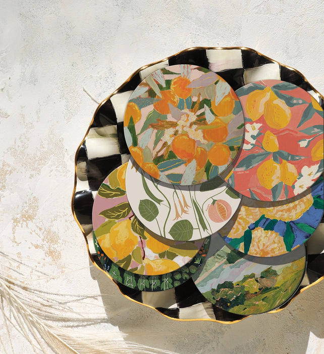 Orange Blossoms Coaster