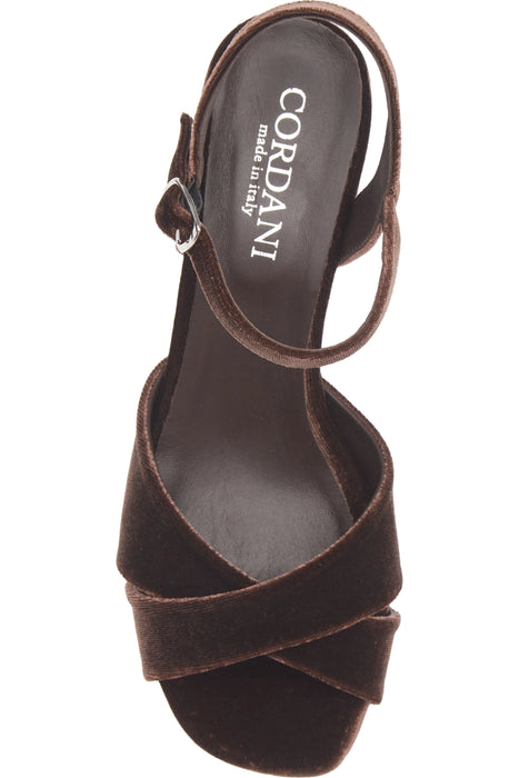 Ilaria Velvet Block Heel