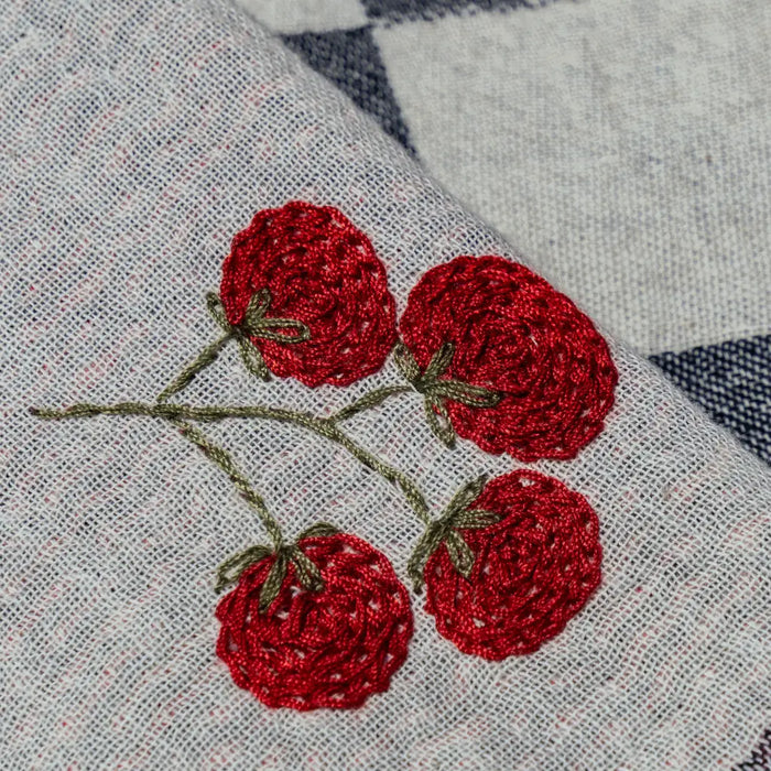Tomato Hand Stitched Kitchen Towel - Set of 2