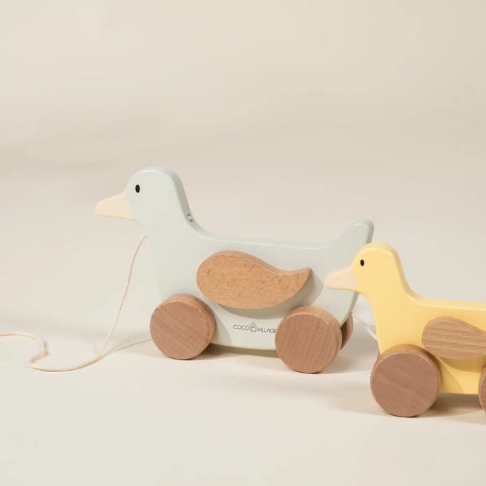 Wooden Duck Family Pull Toy
