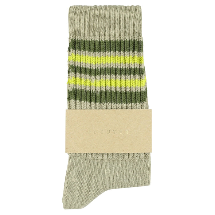 Women's 5-Stripe Crew Socks