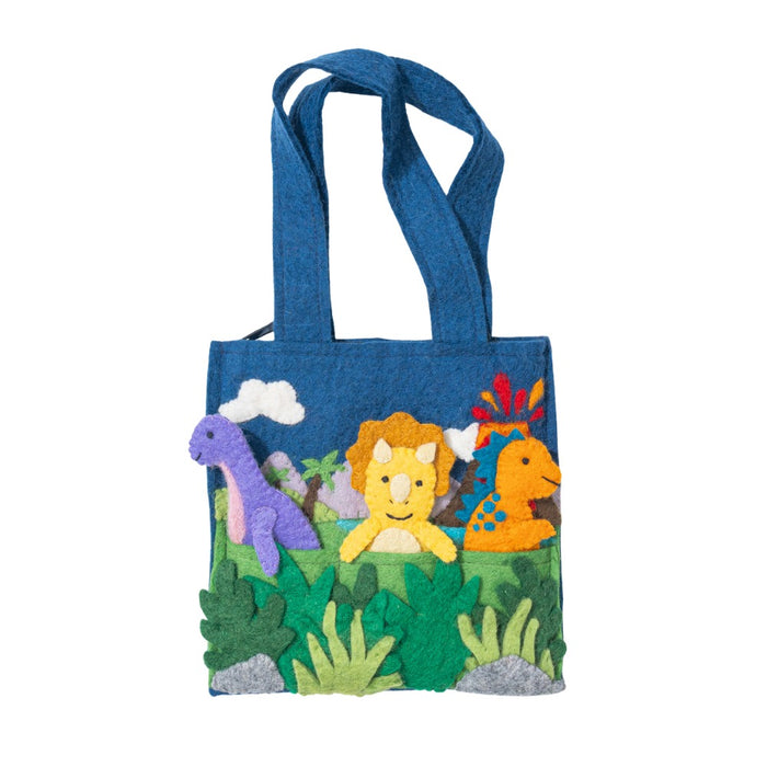 Dinosaur Felt Puppet Bag