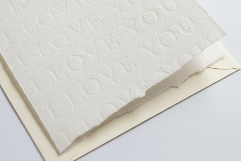 I Love You Blind Print Card