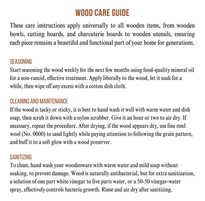 Square Loop Handle Caro Caro Wood Board