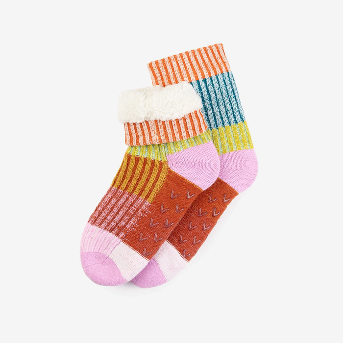 Mosaic Knit House Socks