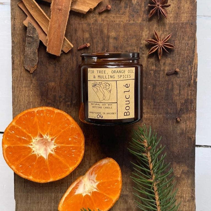Fir Tree, Orange Oil & Mulling Spices Essential Oil Candle