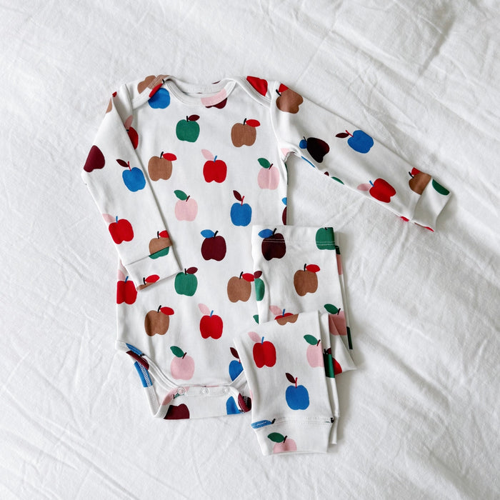 Apple Harvest Onesie + Pant Set