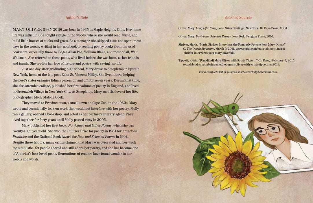 Woods & Words: The Story of Poet Mary Oliver