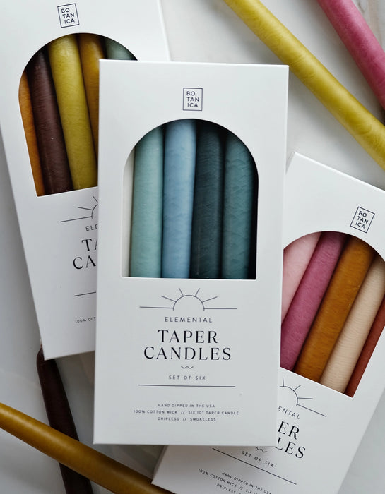 Elemental Zodiac Taper Candle Set