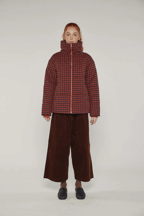Puff Gingham Jacket