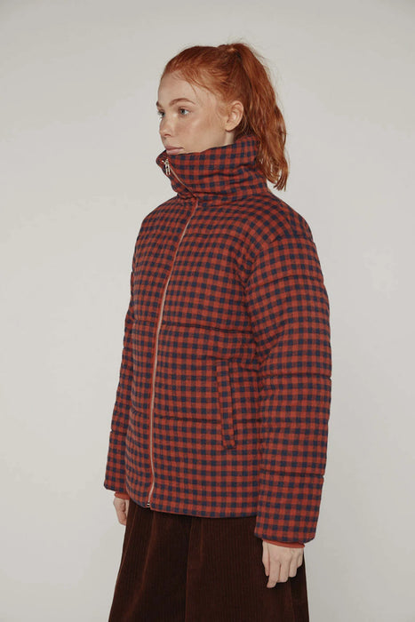 Puff Gingham Jacket