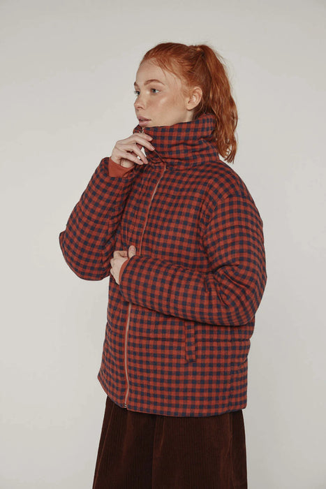 Puff Gingham Jacket