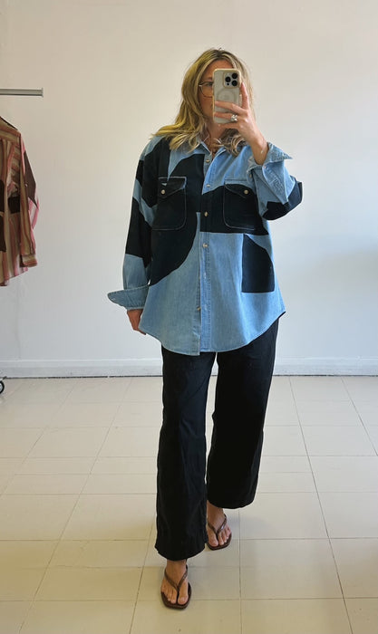 Reworked Denim Shirt