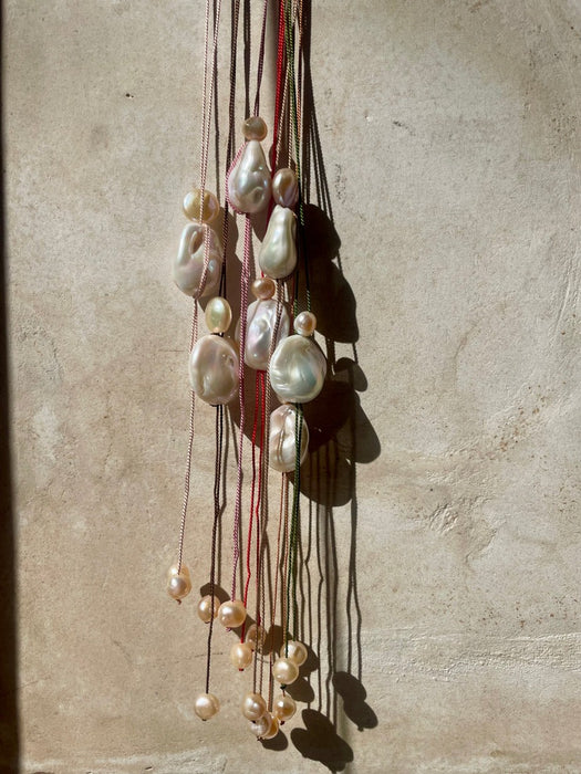 Freshwater Pearl Bolo Necklace