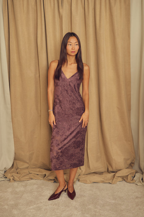 Devoré Slip Dress