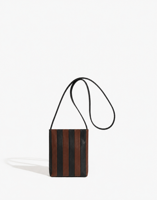 Striped Palmar Crossbody Bag