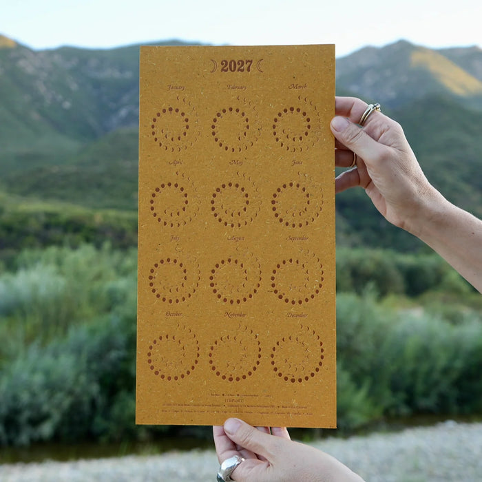 Small Many Moons Calendar - Turmeric