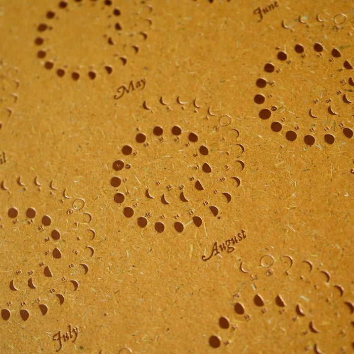 Small Many Moons Calendar - Turmeric