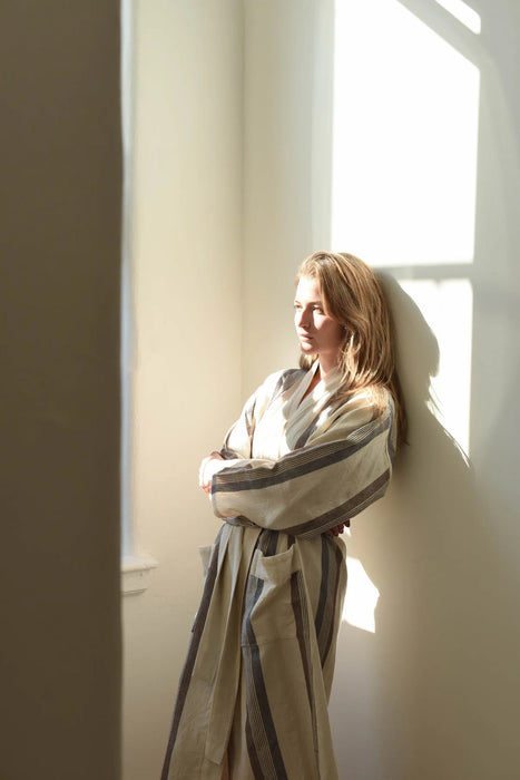 Brown Cream Nomad Robe