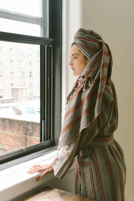 Rust Brown Hudson Robe