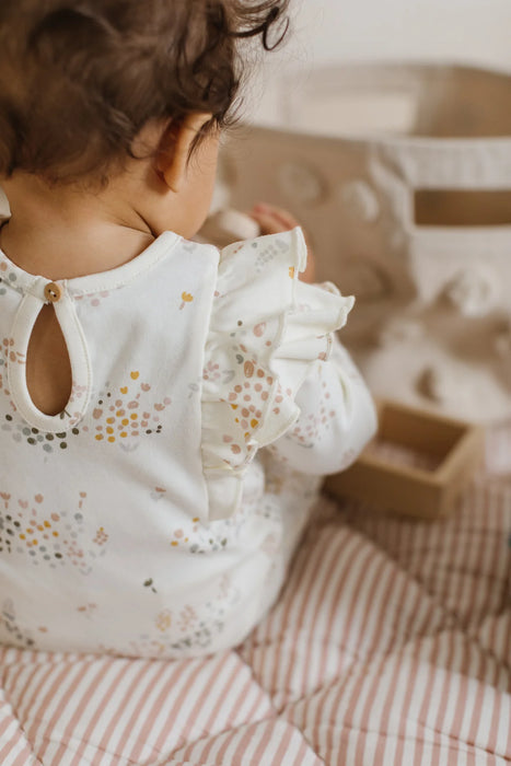 Flower Patch Flutter Romper
