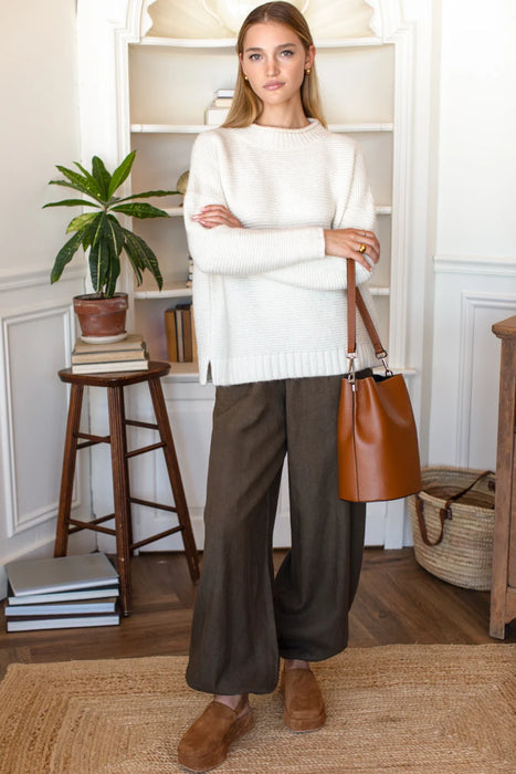 Relaxed Linen Studio Pant