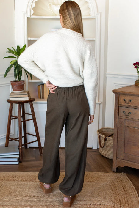 Relaxed Linen Studio Pant