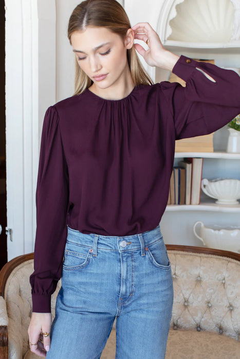 Gathered Neckline Top