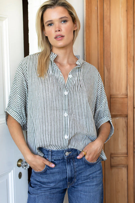Mandarin Collar Top