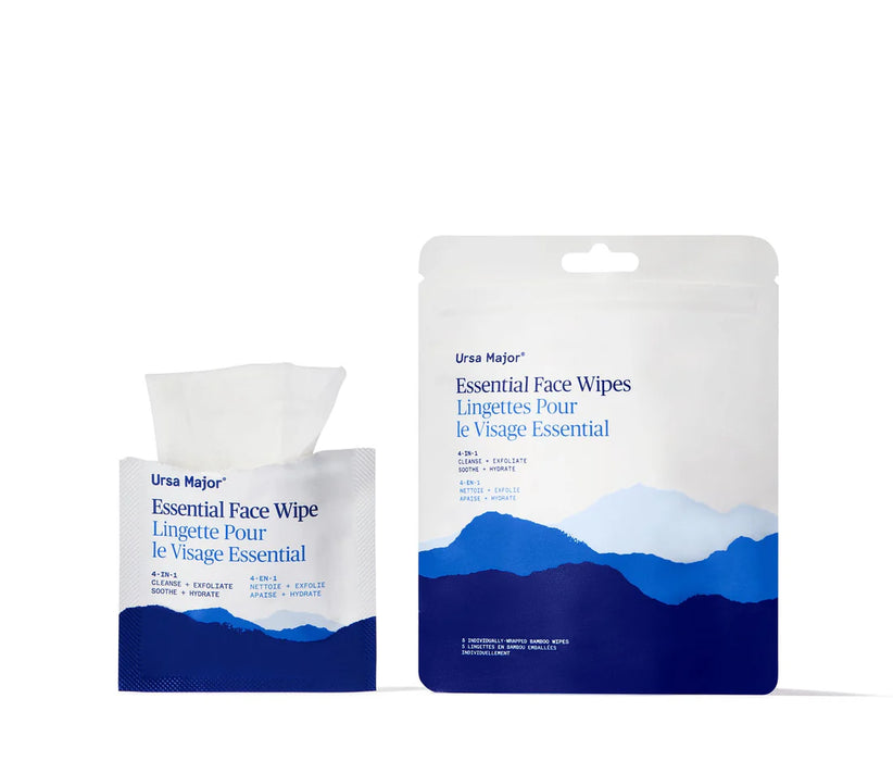 Essential Face Wipes - 5 Count Pouch