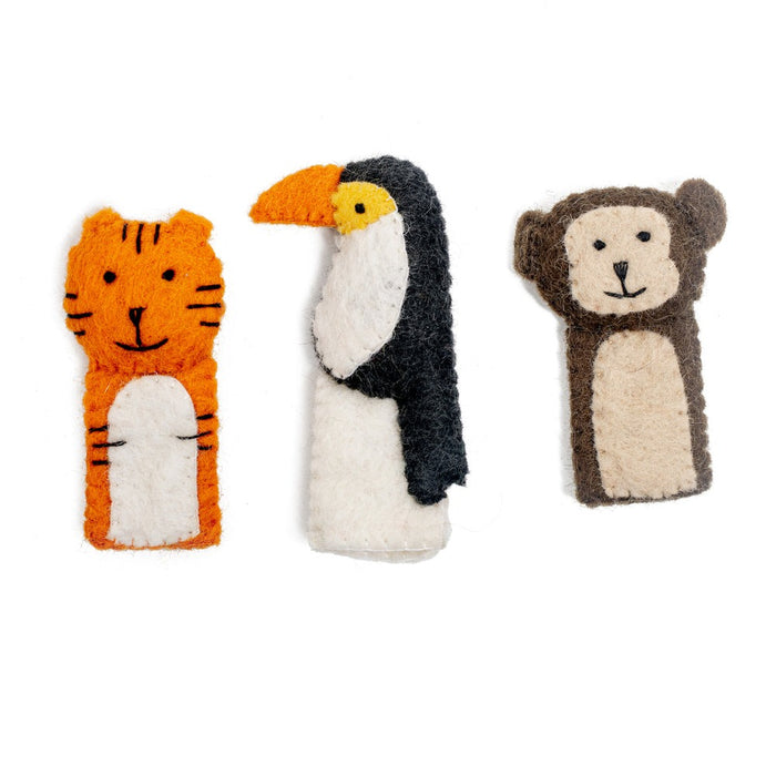 Rainforest Felt Puppet Bag
