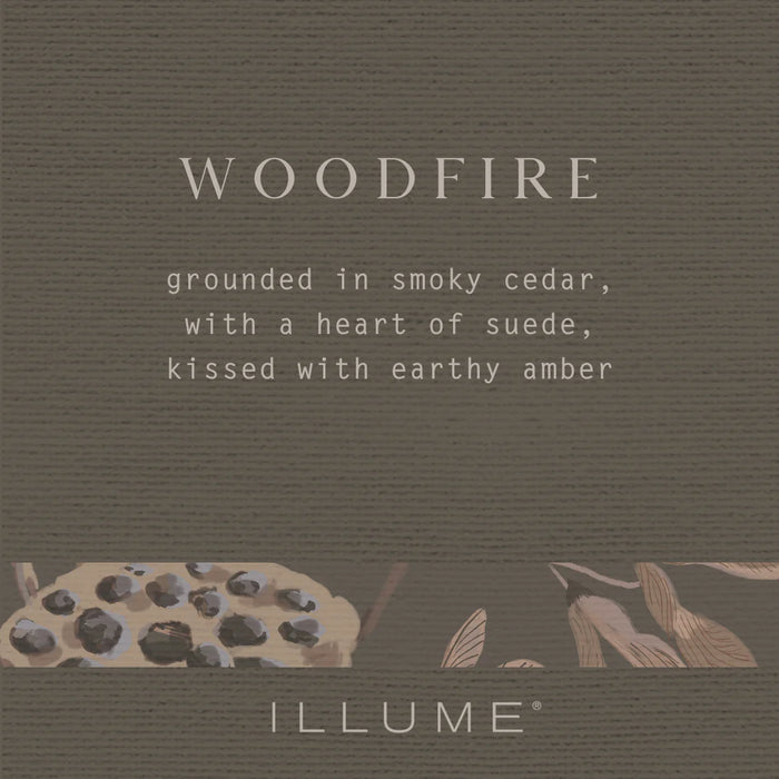 Woodfire Small Radiant Glass Candle