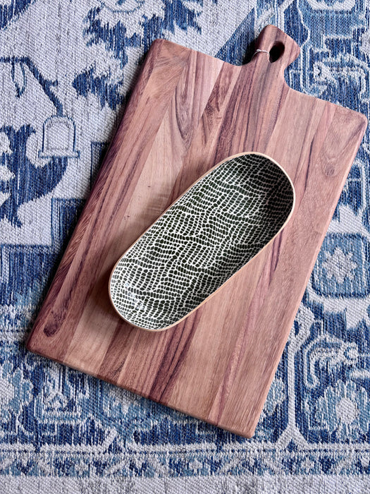 Small Canape Tray - Braid Pine