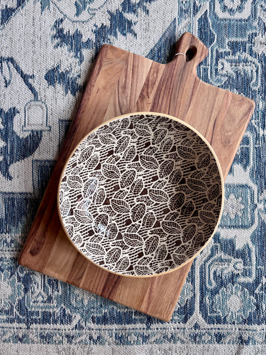 Medium Serving Bowl - Topiary Chestnut