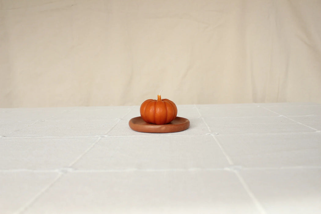 Beeswax Pumpkin Candle