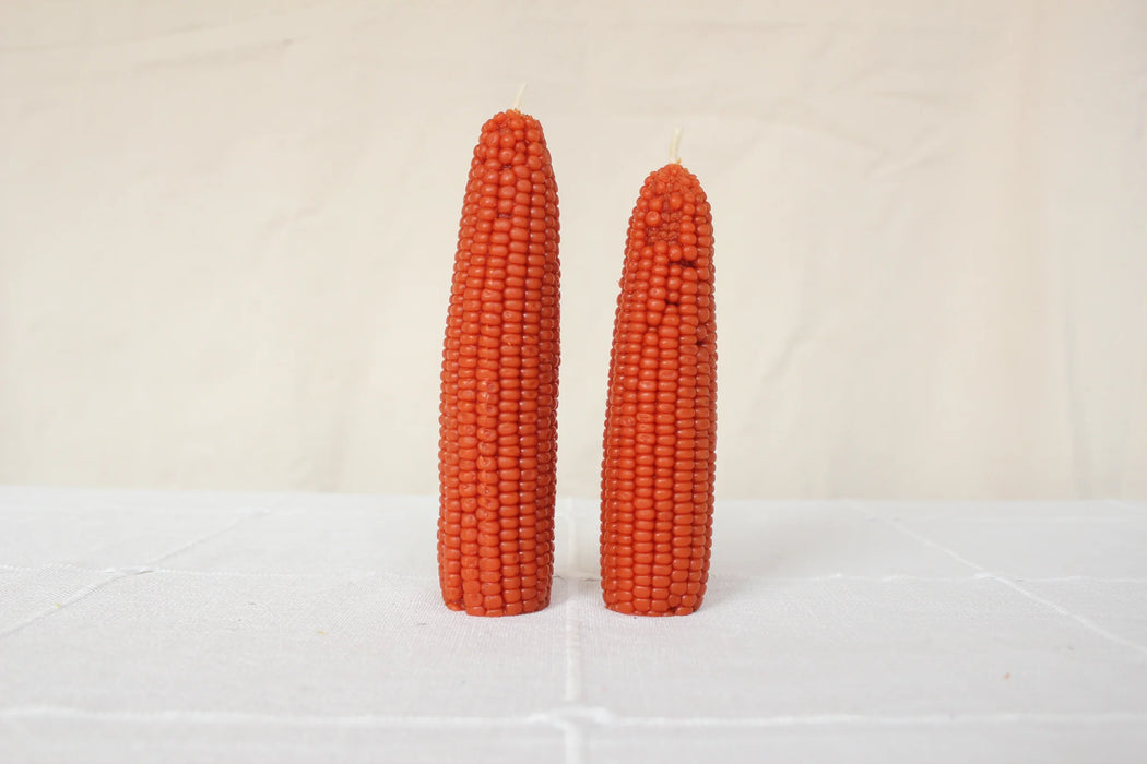 Beeswax Corn Candle