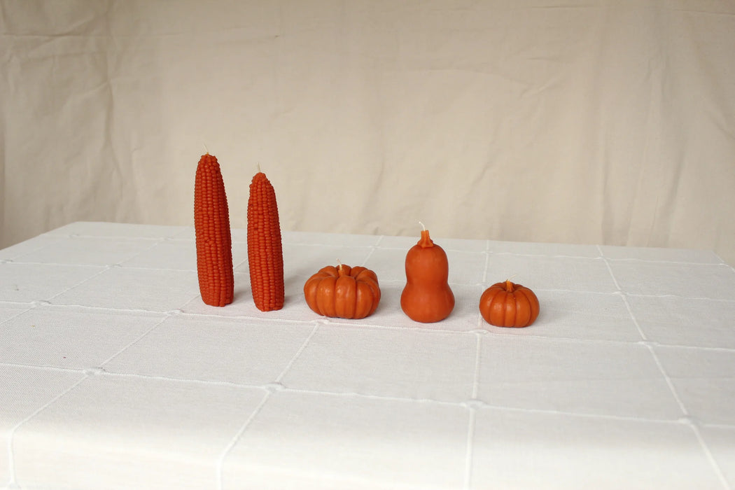 Beeswax Pumpkin Candle