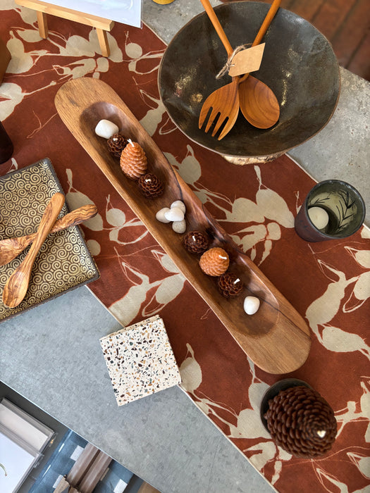 29" Long Ovalado Wood Bowl